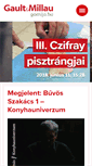 Mobile Screenshot of gaultmillau.hu